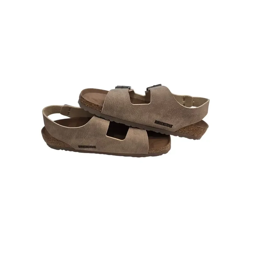 Birkenstock‎ Arizona Taupe Sandals Mens Size 11 Soft Footbed Comfort Slides